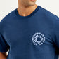 Men's Typographic Print Crew Neck T-Shirt - Detail View