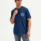 Men's Typographic Print Crew Neck T-Shirt - Styleshot View