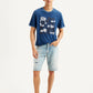 Men's Graphic Print Crew Neck T-shirt - Styleshot View