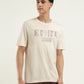 Men's Printed Crew Neck T-shirt - Front View