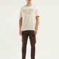 Men's Printed Crew Neck T-shirt - ModelFront View