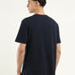 Men's Printed Crew Neck T-shirt - Back View