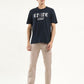 Men's Printed Crew Neck T-shirt - ModelFront View
