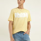 Men's Typographic Print Crew Neck T-Shirt - Styleshot View