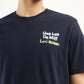 Men's Typographic Print Crew Neck T-Shirt - Detail View