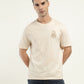 Men's Graphic Print Crew Neck T-Shirt - Front View