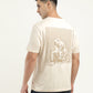 Men's Graphic Print Crew Neck T-Shirt - Back View