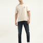 Men's Graphic Print Crew Neck T-Shirt - ModelFront View