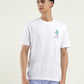 Men's Solid Crew Neck T-Shirt - Front View