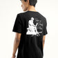 Men's Graphic Print Crew Neck T-Shirt - Back View