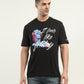Men's Graphic Print Crew Neck T-shirt - Front View