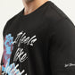 Men's Graphic Print Crew Neck T-shirt - Detail View