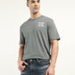 Men's Typographic Print Crew Neck T-Shirt - Styleshot View