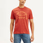 Men's Graphic Print Crew Neck T-shirt - Front View