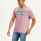 Men's Typography Crew Neck T-shirt - Styleshot View