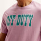 Men's Typography Crew Neck T-shirt - Detail View