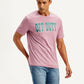 Men's Typography Crew Neck T-shirt - Side View