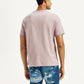 Men's Typographic Print Regular Fit T-Shirt - Back View