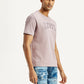 Men's Typographic Print Regular Fit T-Shirt - Side View