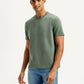 Men's Solid Regular Fit T-Shirt - Front View