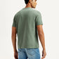Men's Solid Regular Fit T-Shirt - Back View