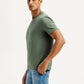 Men's Solid Regular Fit T-Shirt - Side View