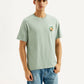 Men's Graphic Print Crew Neck T-shirt - Front View