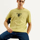 Men's Graphic Overdyed Crew Neck T-shirt - Elevated View
