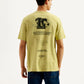 Men's Graphic Overdyed Crew Neck T-shirt - Back View