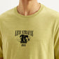 Men's Graphic Overdyed Crew Neck T-shirt - Detail View