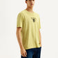 Men's Graphic Overdyed Crew Neck T-shirt - Side View