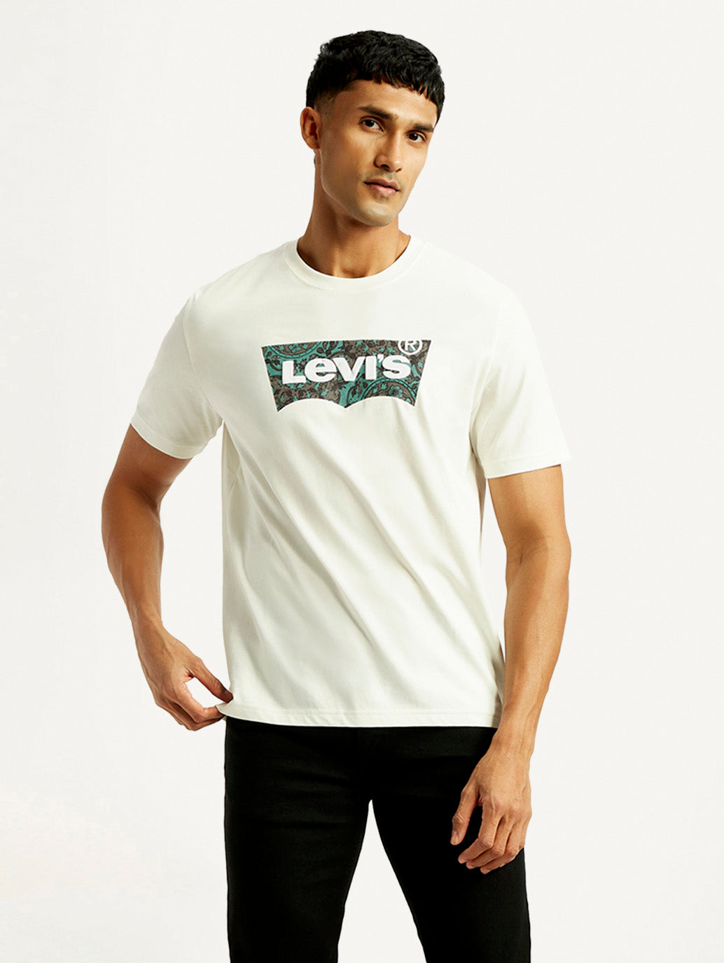 Men's Brand Logo Crew Neck T-shirt
