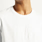 Men's Solid Regular Fit T-Shirt - Detail View