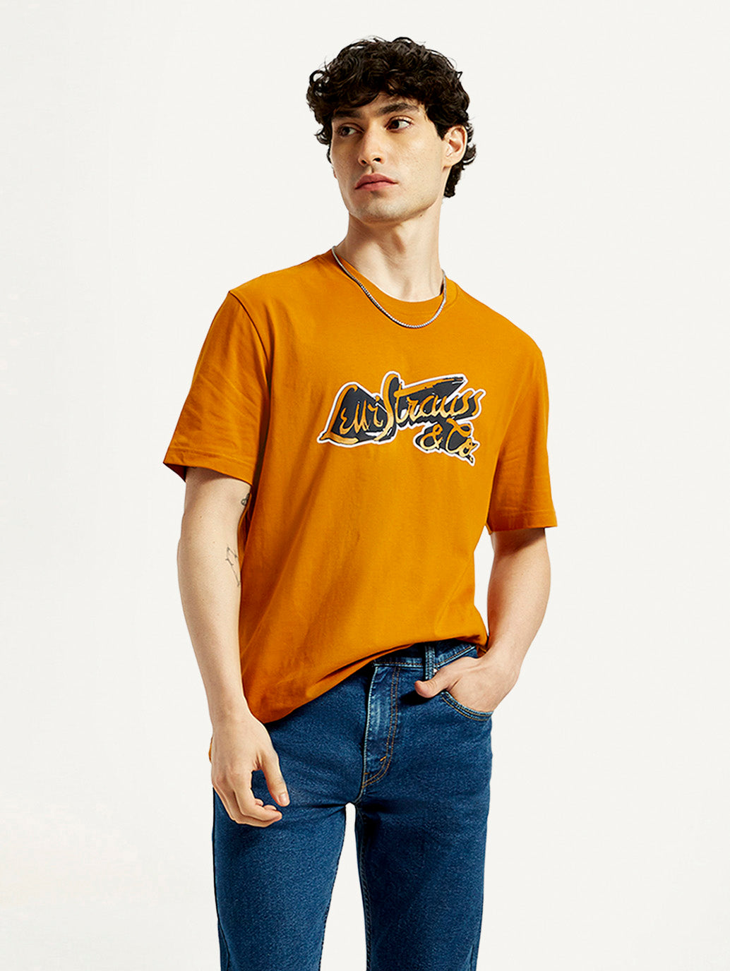 Men's Graphic Regular Fit T-Shirt - Styleshot View