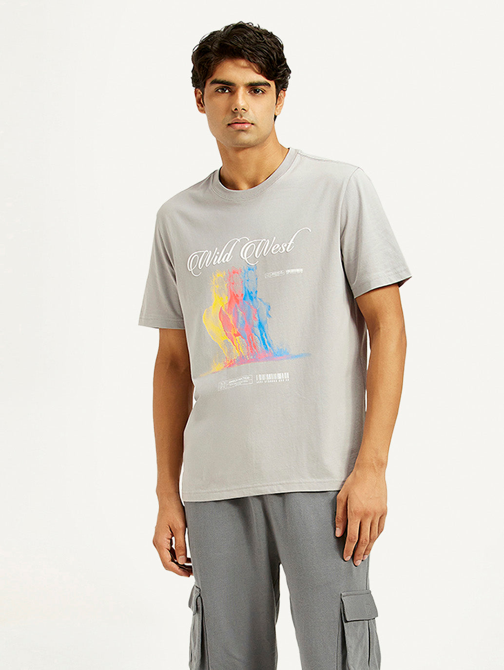 Men's Graphic Regular Fit T-Shirt - Styleshot View