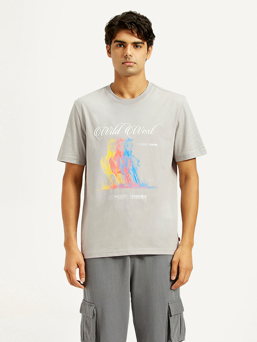 Men's Graphic Regular Fit T-Shirt - Front View