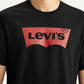 Men's Brand Logo Black Crew Neck T-shirt - Detail View
