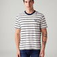 Men's Striped Regular Fit T-Shirt - Front View