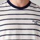 Men's Striped Regular Fit T-Shirt - Detail View