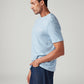 Men's Solid Regular Fit Textured T-Shirt - Side View