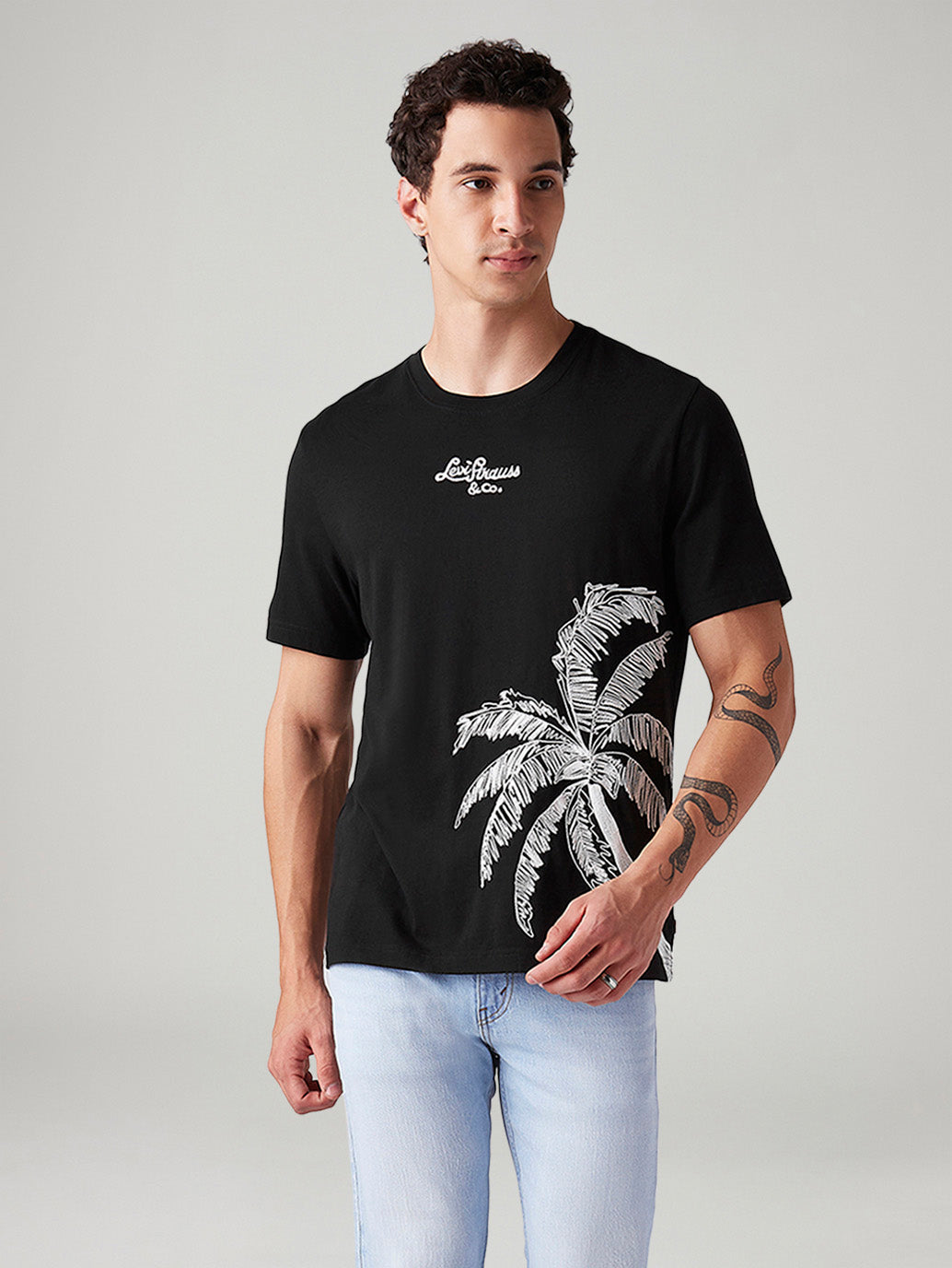 Men's Graphic Print Regular Fit T-Shirt