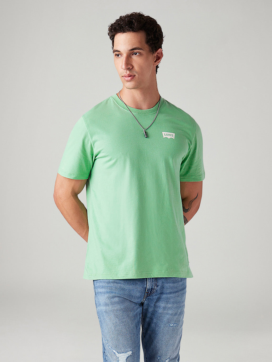 Men's Graphic Print Regular Fit T-Shirt - Styleshot View