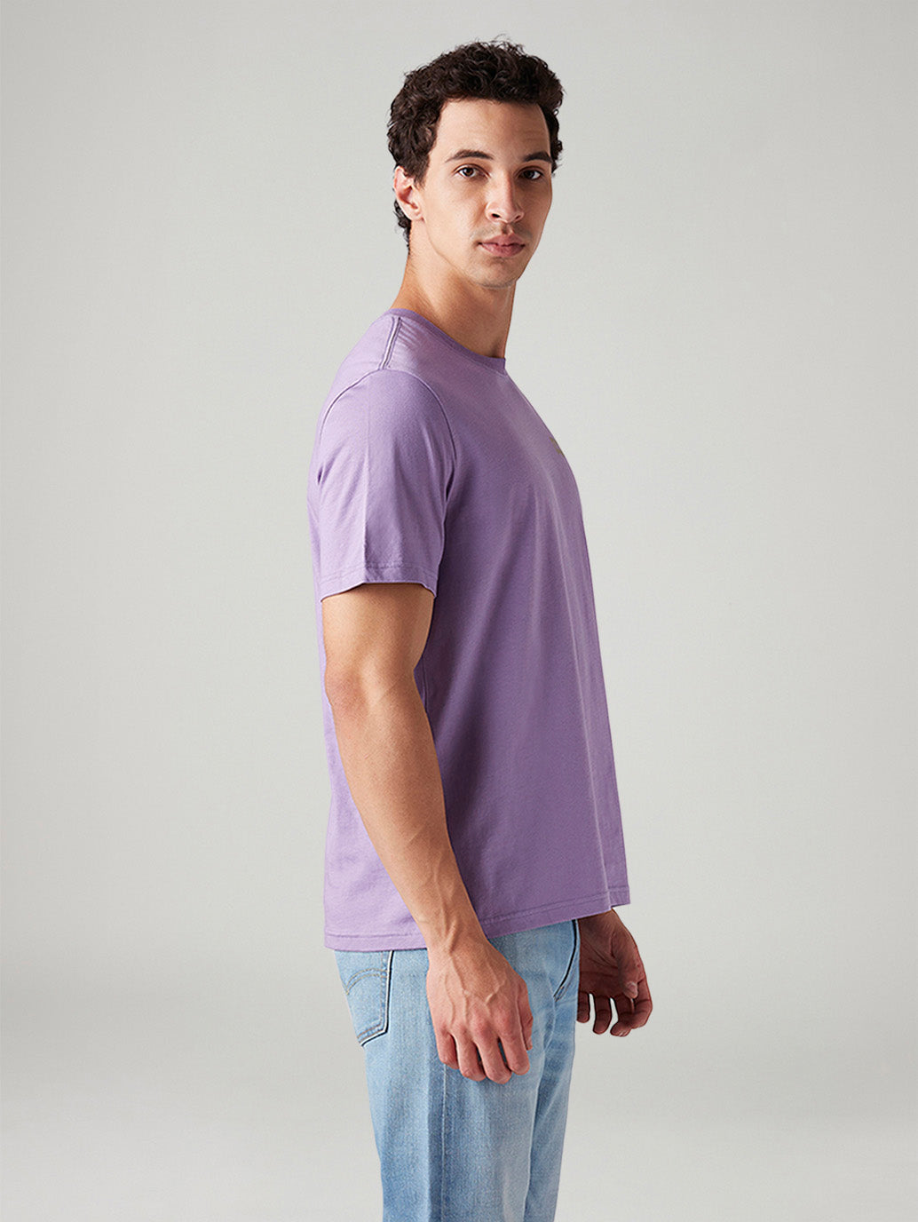 Men's Graphic Print Regular Fit T-Shirt - Side View