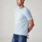 Men's Graphic Print Regular Fit Overdyed T-Shirt - Side View