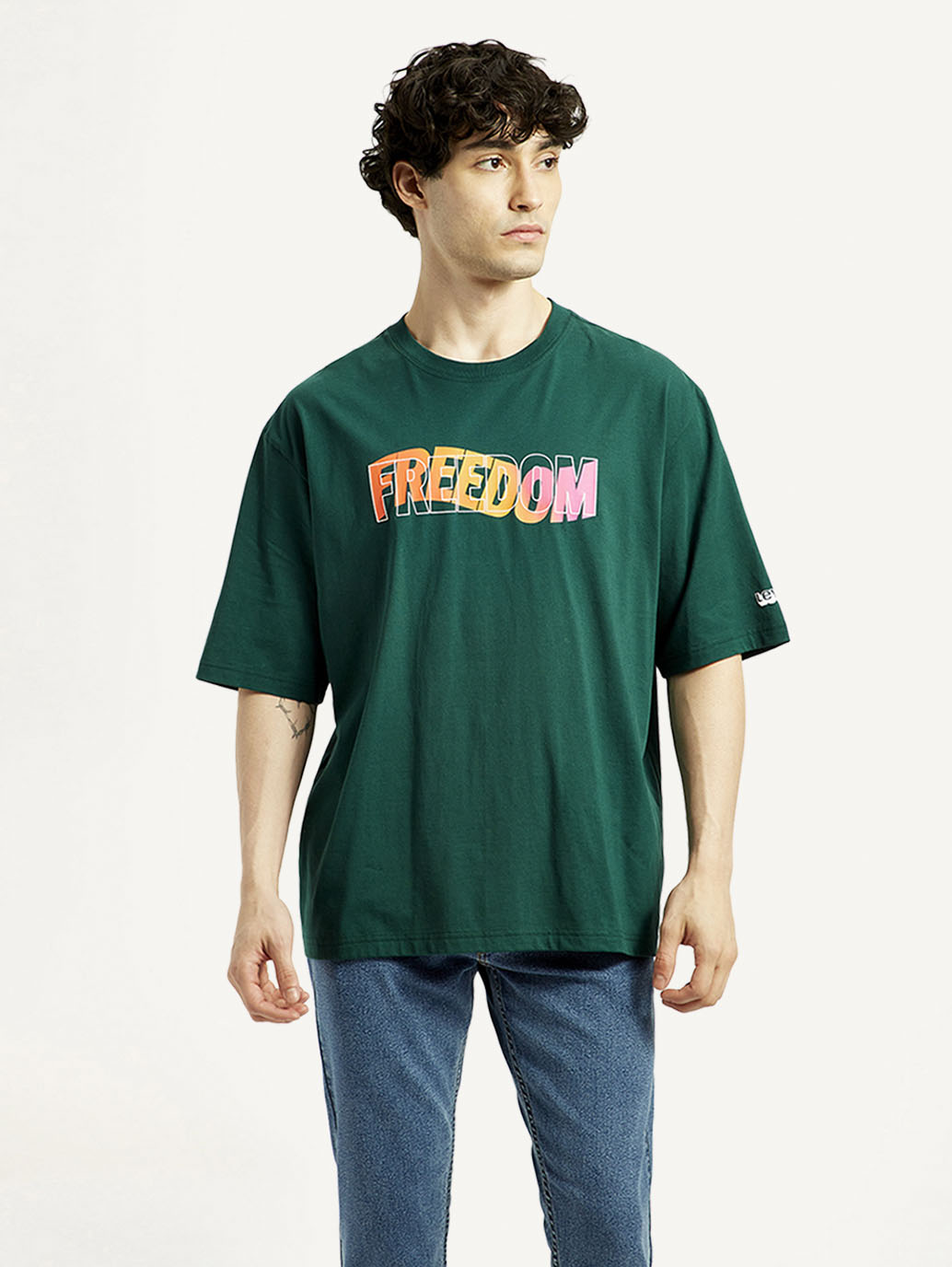 Men's Graphic Regular Fit T-Shirt - Front View