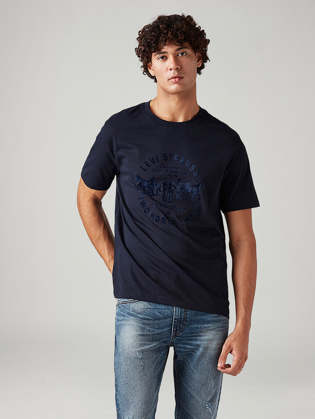 Men's Graphic Print Regular Fit T-Shirt
