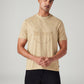 Men's Knitted Regular Fit T-Shirt - Front View