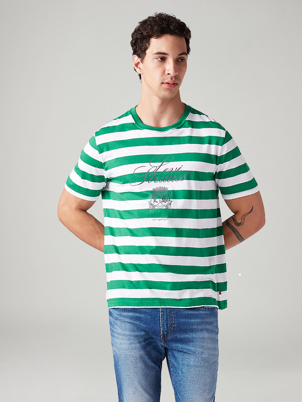 Men's Striped Regular Fit T-Shirt