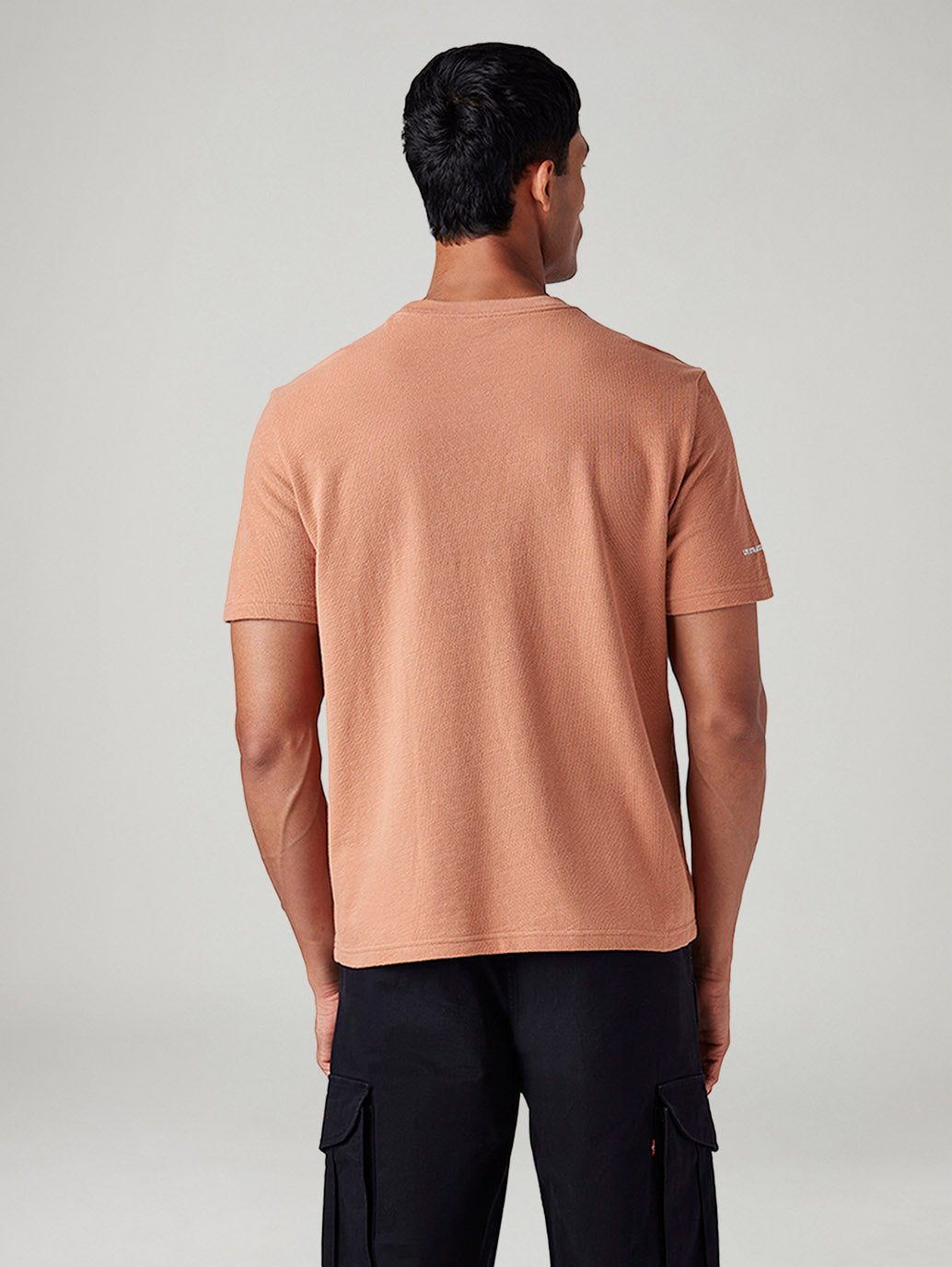 Men's Graphic Print Regular Fit T-Shirt - Back View
