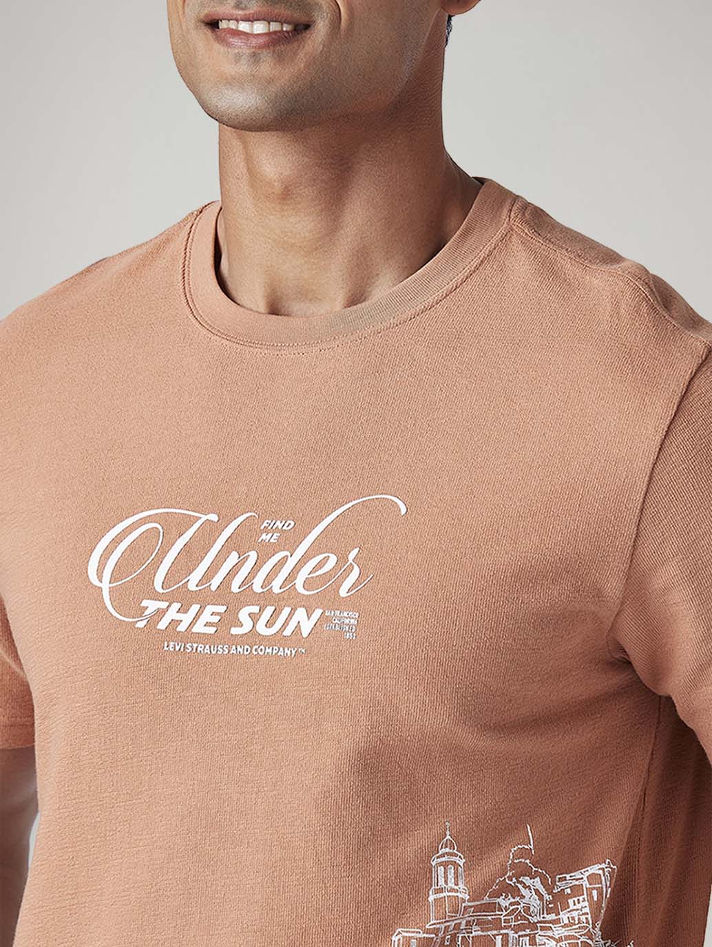 Men's Graphic Print Regular Fit T-Shirt - 20 View
